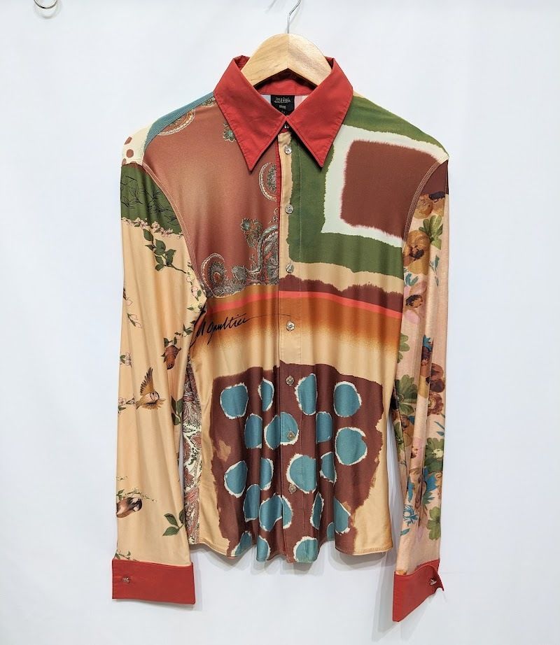 Jean Paul Gaultier HOMME長袖　総ロゴプリント JEAN PAUL GAULTIER 長袖カットソー ブラック - メルカリ