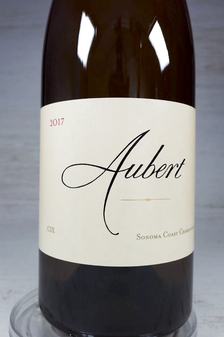 ★高評価99点★オベール、CIXエステート、シャルドネ★ Aubert, CIX Estate Chardonnay, Sonoma County [ 2017 ]