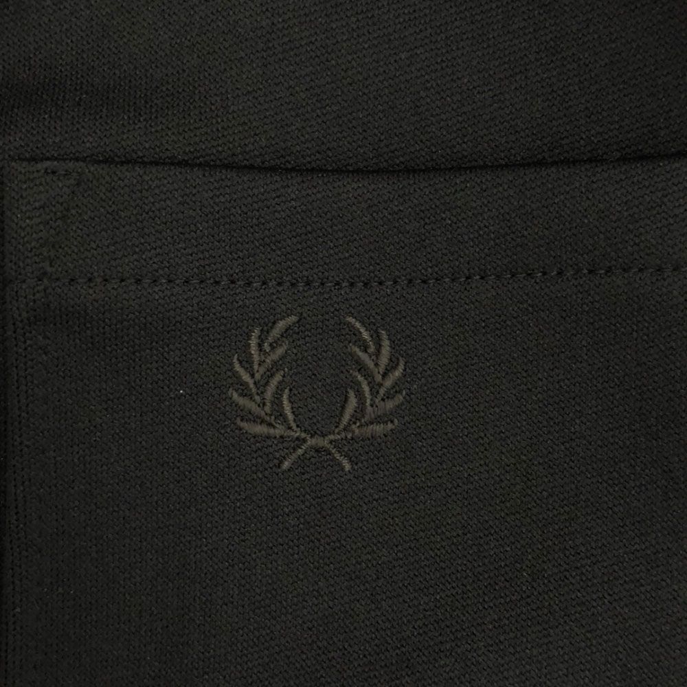 フレッドペリー 日本製 ロゴ刺繍 テーラードジャケット XS ブラック 