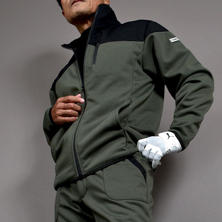 新品【COMONGOLF/コモンゴルフ】3層構造裏フリース防風ゴルフブルゾン 