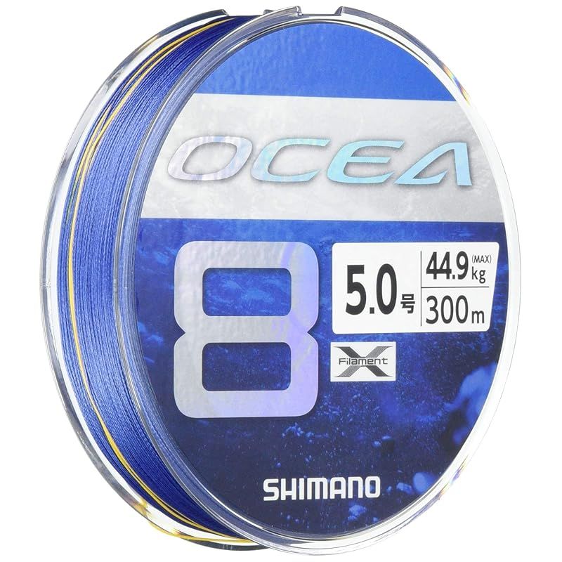 シマノ SHIMANO ライン オシア8 300m 5.0号 SWネイビー LD-A71S 1