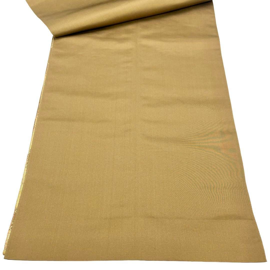 袋帯 本金箔 名物裂間道 煌びやかな花模様 金色 O-3817 着物・浴衣 