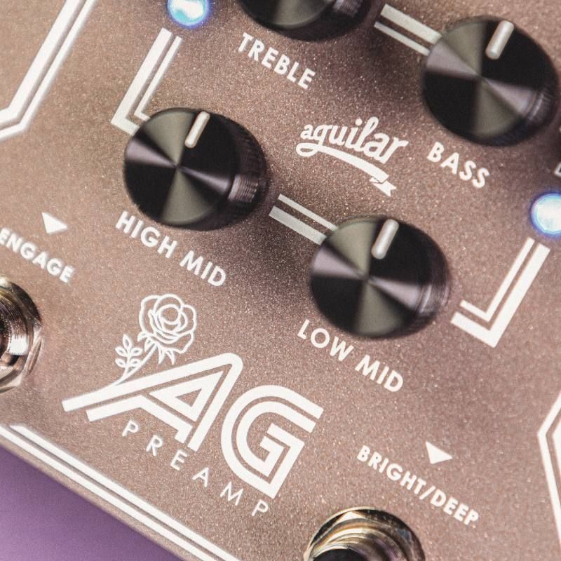 aguilar AG PREAMP/DI PEDAL Breast Cancer Awareness Edition ベース用プリアンプ DI〈アギュラー〉