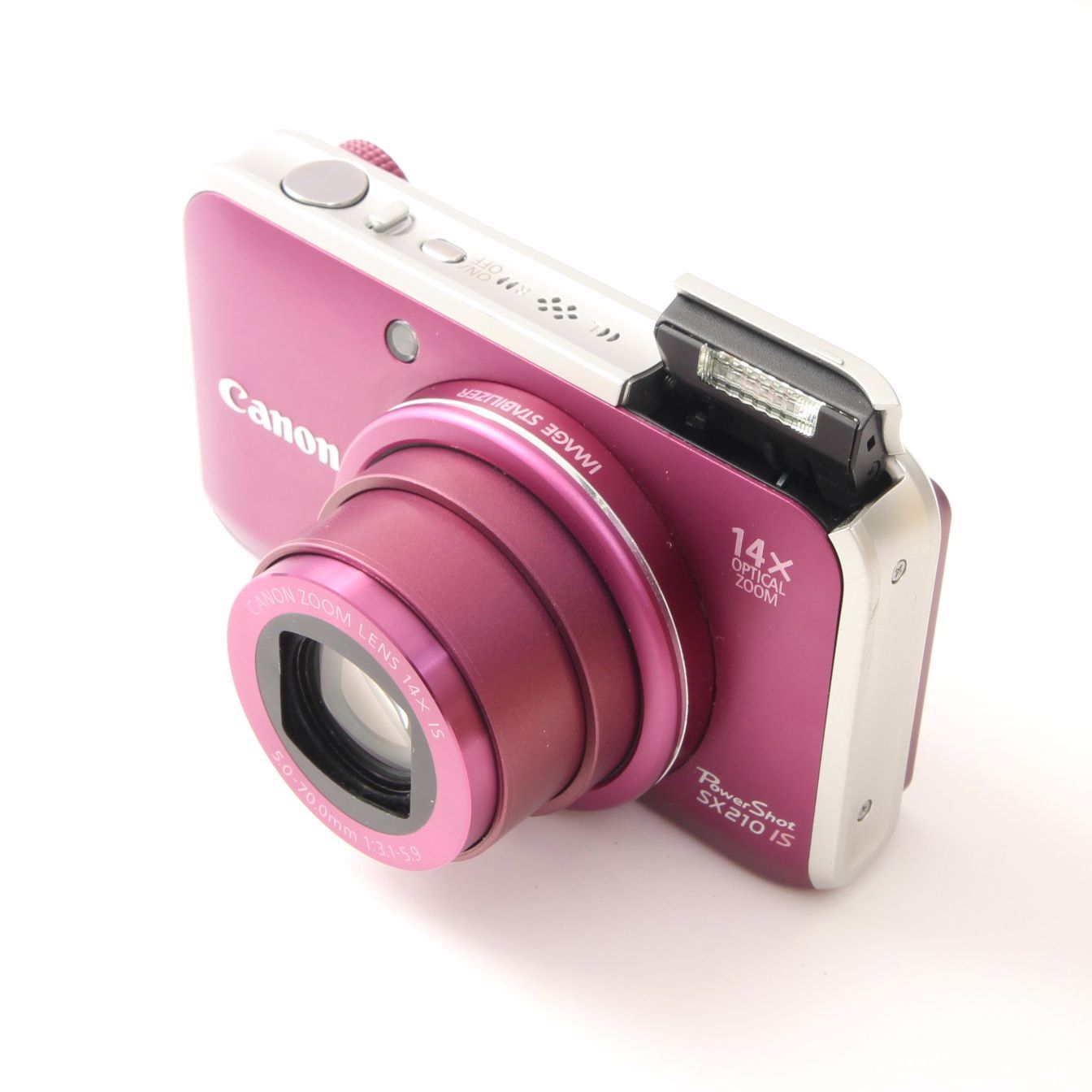 Canon キャノン PowerShot SX210 IS パープル コンパクトデジタル 