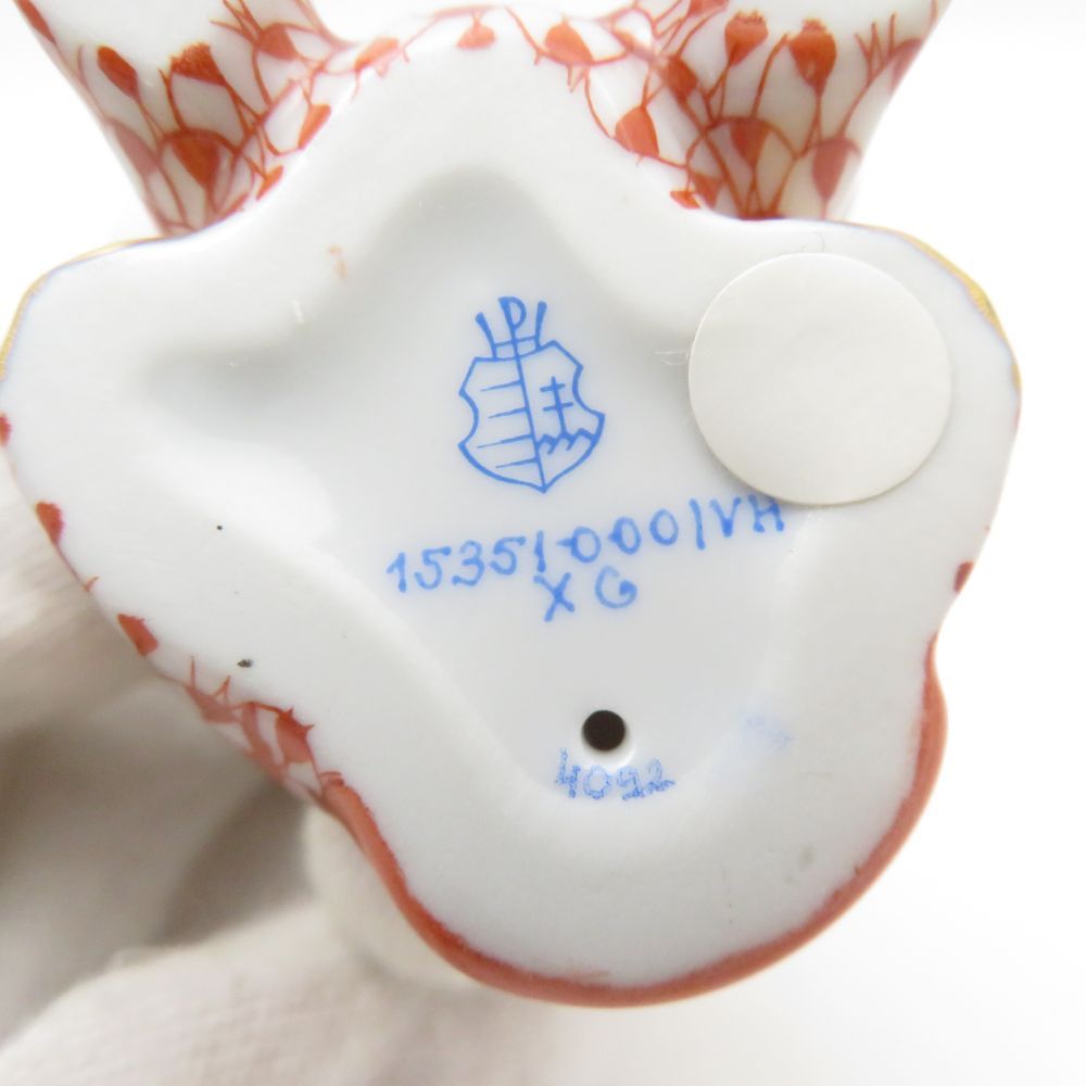 Herend ヘレンド 干支 2010年 寅 フィギュリン 置物 ゴールド Herend