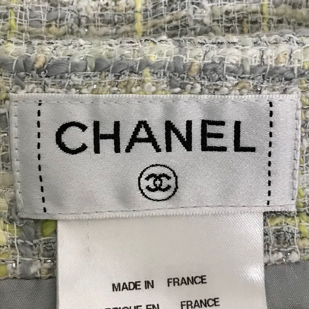 CHANEL(シャネル) スカート サイズ34 S レディース - P35515 グレー ...