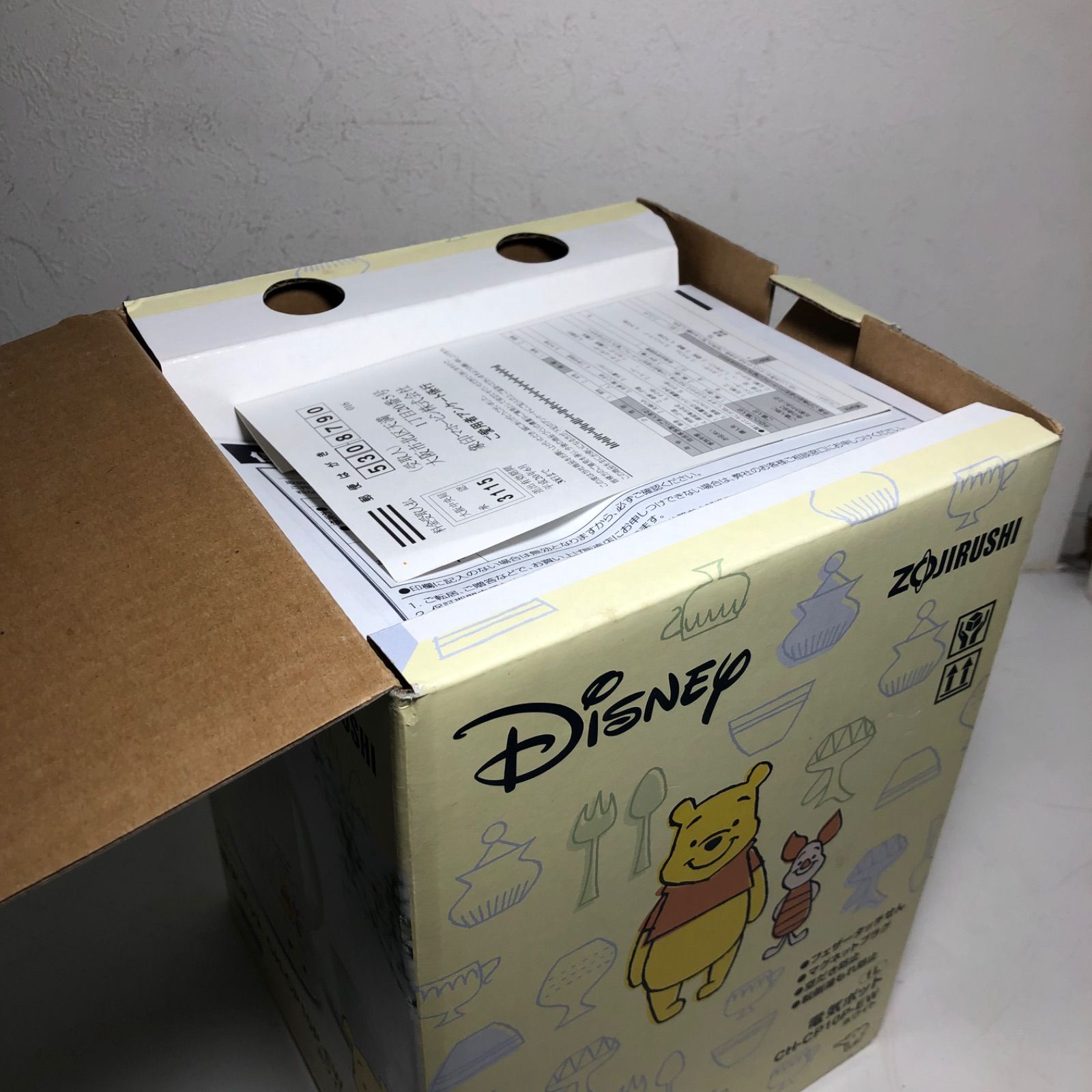☆新品未使用！ 象印 ディズニー クマのプーさん電気ポット 1ℓ