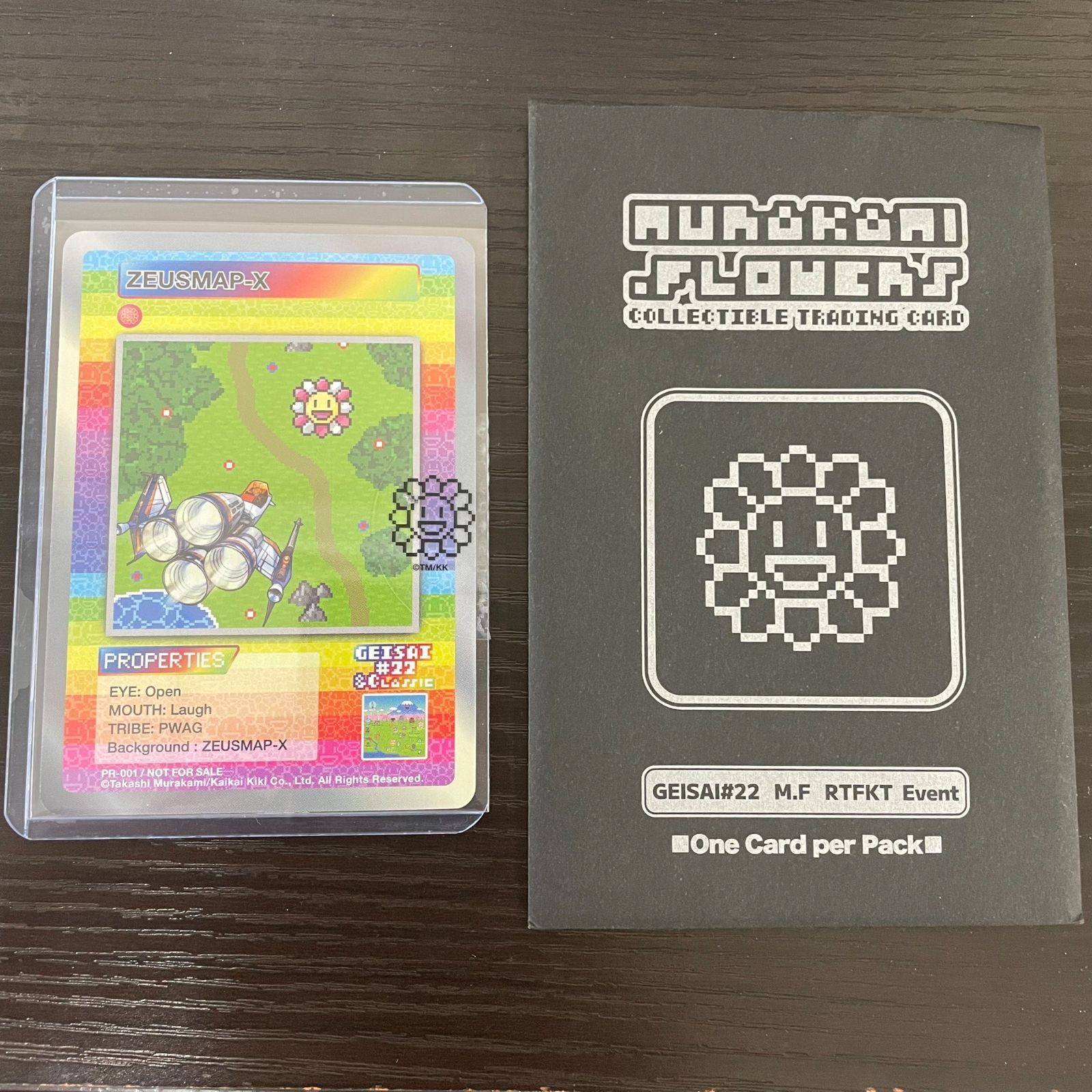 村上隆 MURAKAMI .FLOWER COLLECTIBLE TRADING CARD GEISAI #22 M.F 村上隆 MURAKAMI .FLOWER COLLECTIBLE TRADING CARD GEISAI #22 M.F