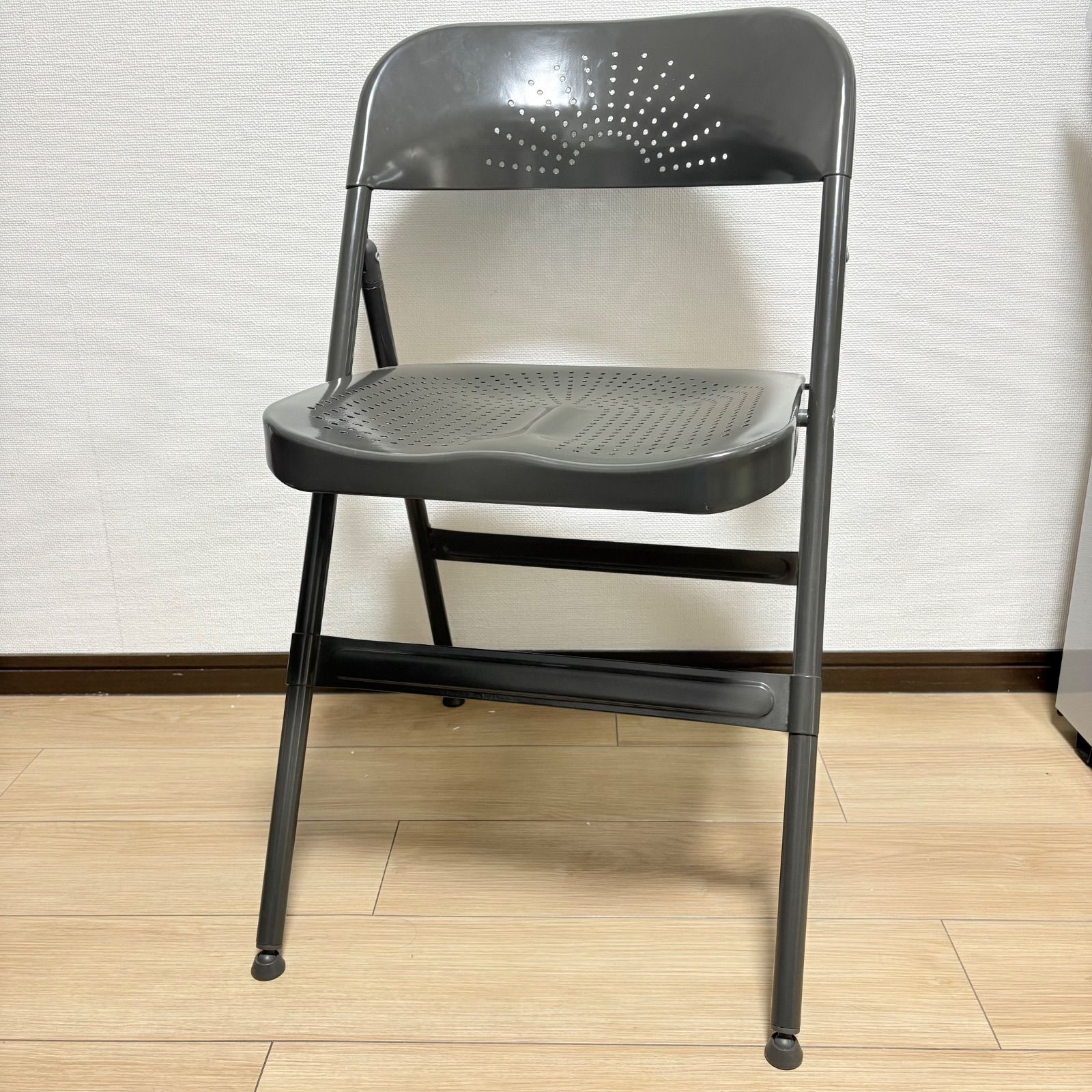 希少】廃盤品 IKEA イケア FRODE フローデ 折りたたみ椅子 黒赤 レア