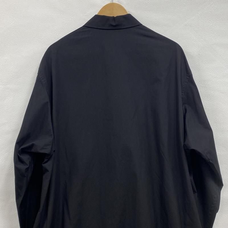 Yohji Yamamoto pour homme トッパーシャツブラック Yohji Yamamoto POUR HOMME ヨウジヤマモトプールオム シャツ
