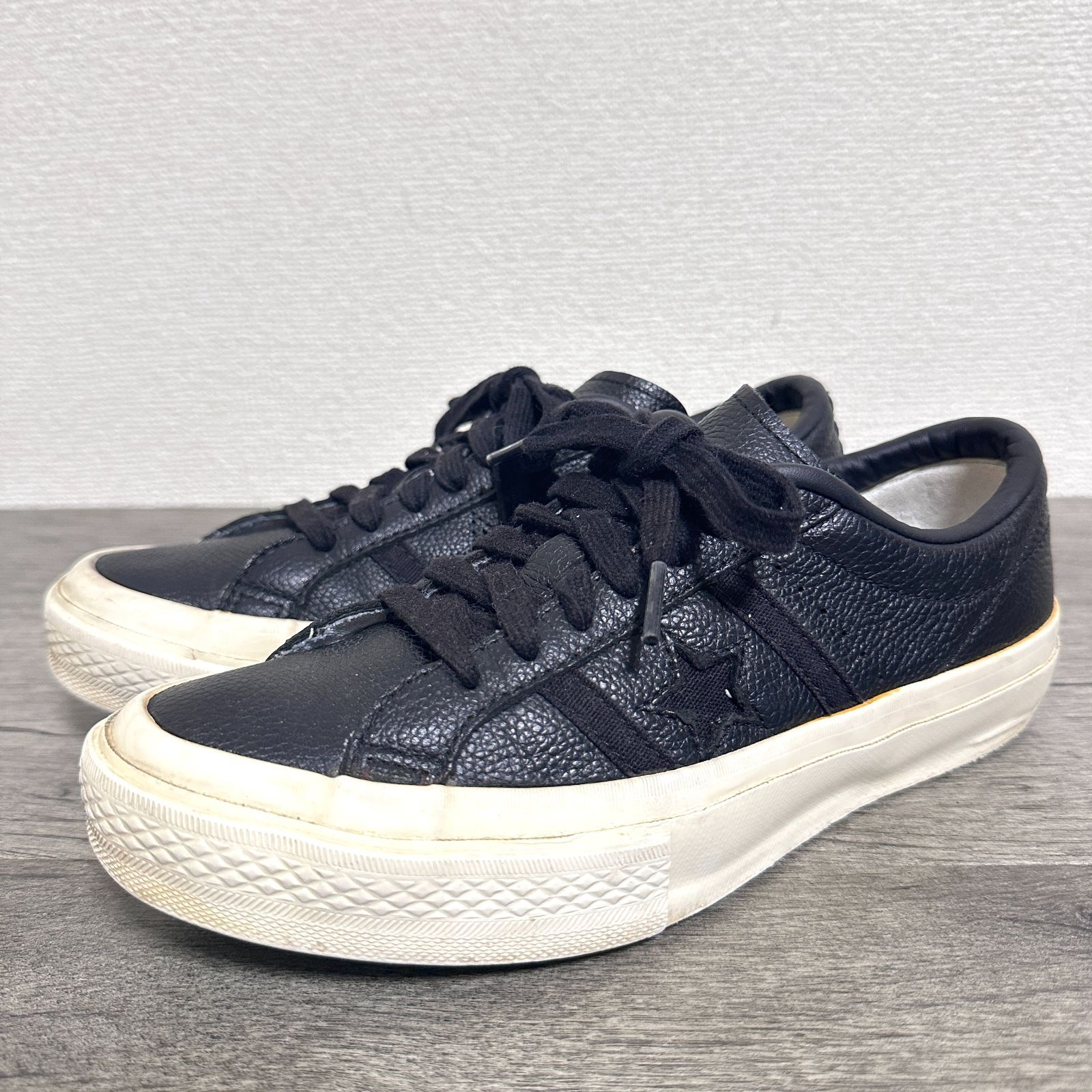 新品アダムエロペ 別注 converse STAR&BARS レザー コンバース アダムエロペ別注 Converse STAR&BARS 1CL639 本革 レザー