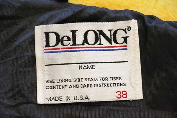 90s USA製 DeLONGデロング セーラーカラー メルトン ウール