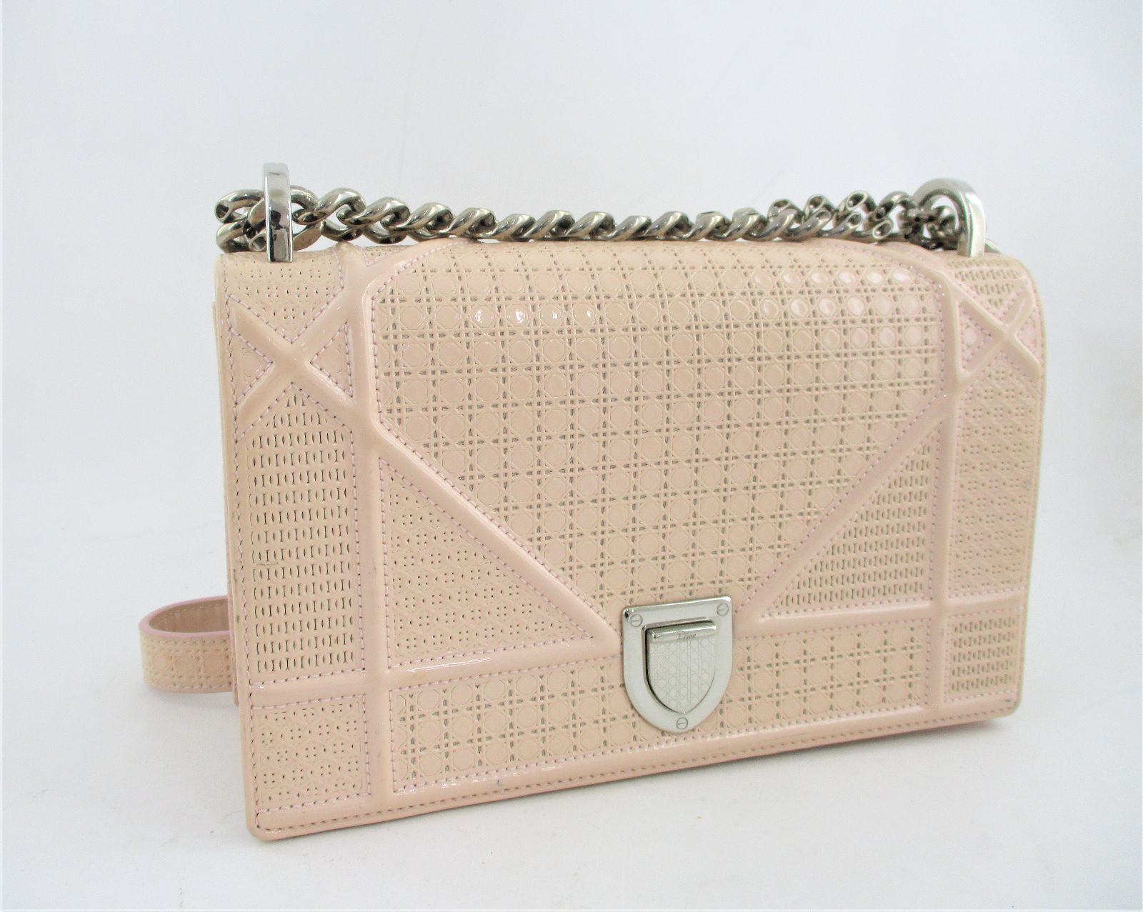 Dior マイクロカナージュ ディオラマ チェーン ショルダーバッグ