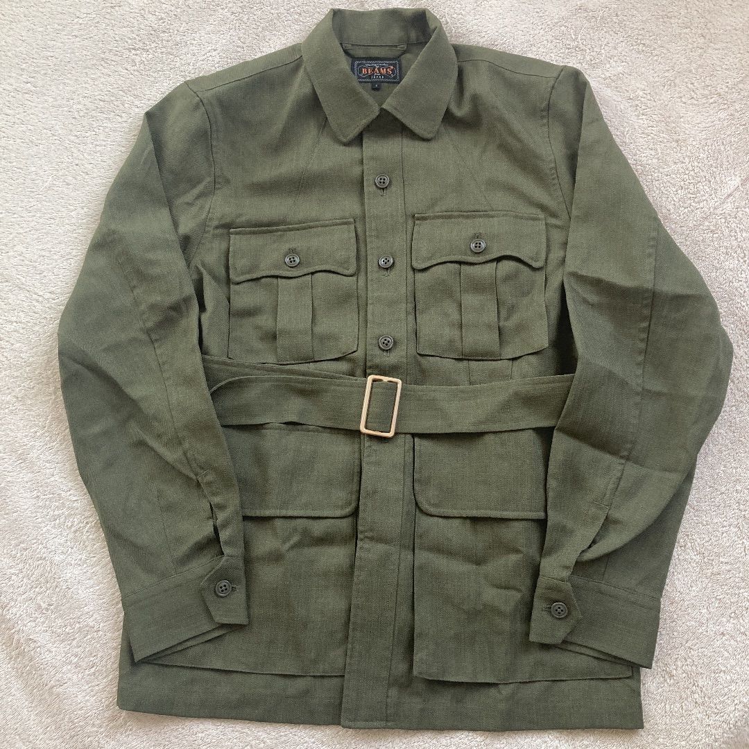 Safari jacket BEAMS PLUS sizeS 美品 - メルカリ