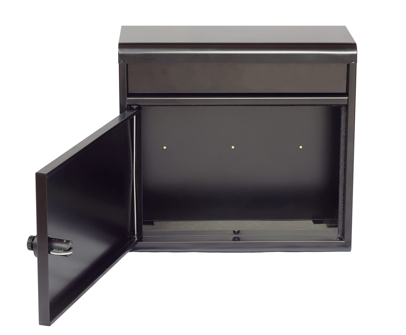 グリーンライフ ポスト 壁掛け スチール製 横開き A4封筒 角形2号 対応 ダイヤル錠 スリム おしゃれ マットブラック FH-614DK MBK MARWIL-DEMENAGEMENTS_CH