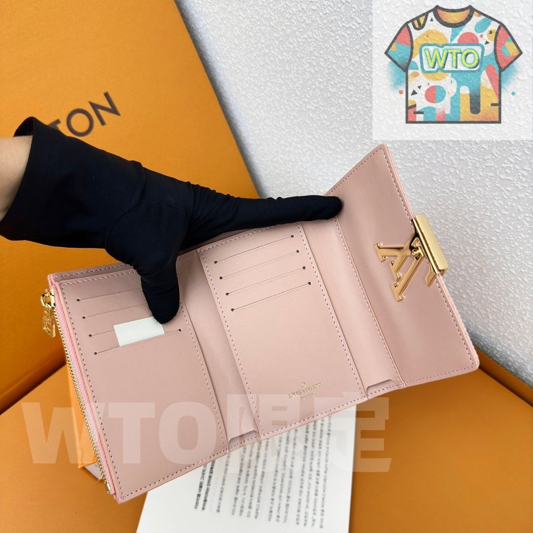 ③☆美品☆モノグラム♪札入れ&長財布♧マチ無し★アクセントコーナー付 ルイヴィトンポルトフォイユ フラワー コンパクト 14145