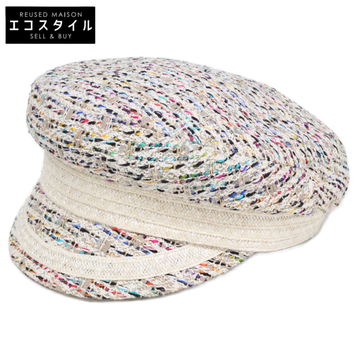 CA4LA カシラ アトリエライン ツイード キャスケット|