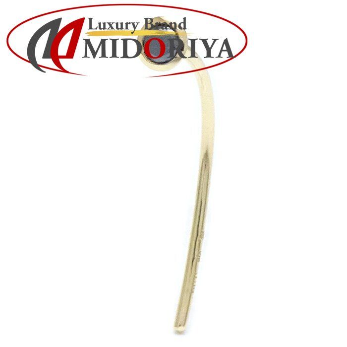 Hirotaka フープピアス 片耳用 Lサイズ K18 MANHATTAN ダイヤモンド