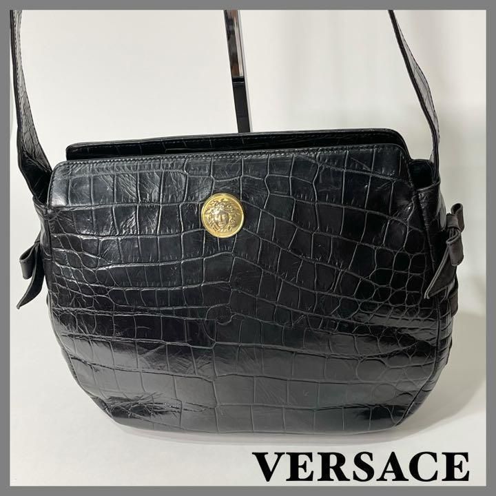 極美品】VERSACE ショルダーバック 正規品 - メルカリ