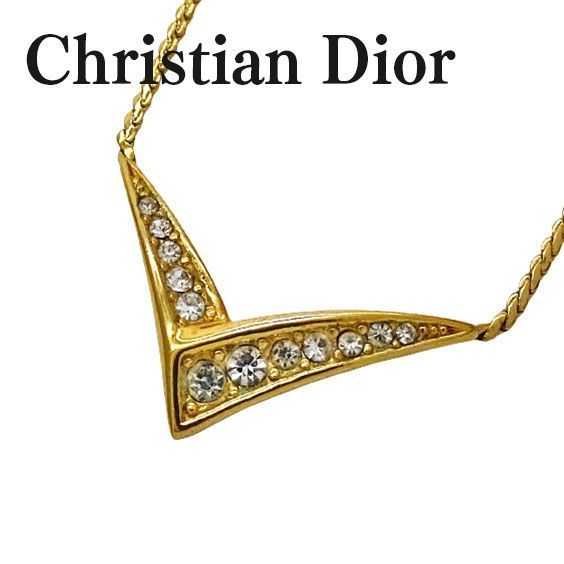 ー商品情報ーChristian Dior ネックレス ラインストーン レディース ブランド