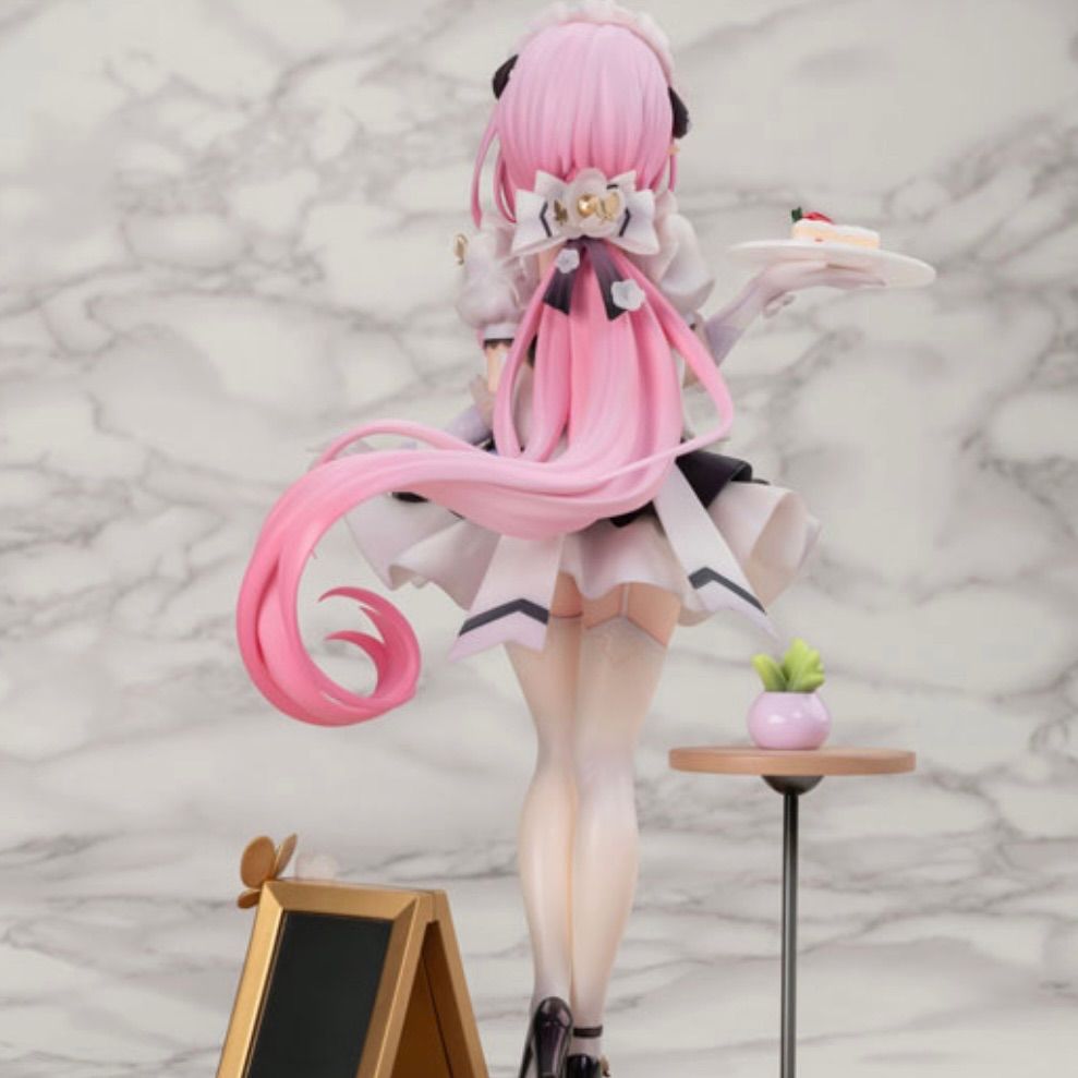 最新人気 崩壊3rd エリシア フィギュア 1/7スケール ピンクのメイドさん♪Ver. エリシア 塗装済み完成品 エリシア ピンクのメイドさん♪Ver.  1/7 崩壊3rd フィギュア