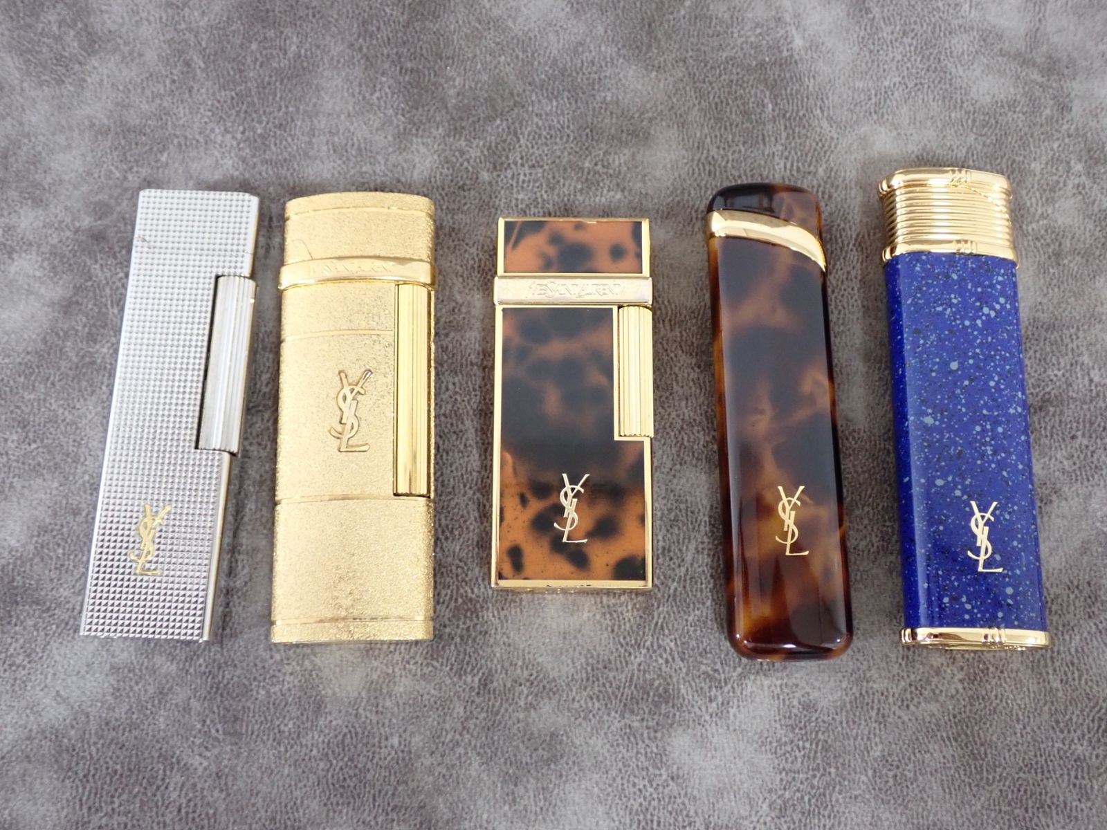 Yves Saint Laurent イヴサンローラン ガスライター まとめ５本 着火未 現状 喫煙具 1201