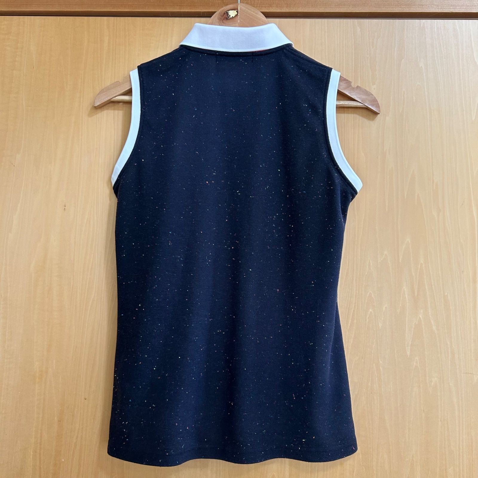 MARK & LONA ノースリーブレディースポロシャツ 36 マークアンドロナ MARK&LONA 【超美品】マークアンドロナ ノースリーブポロシャツ