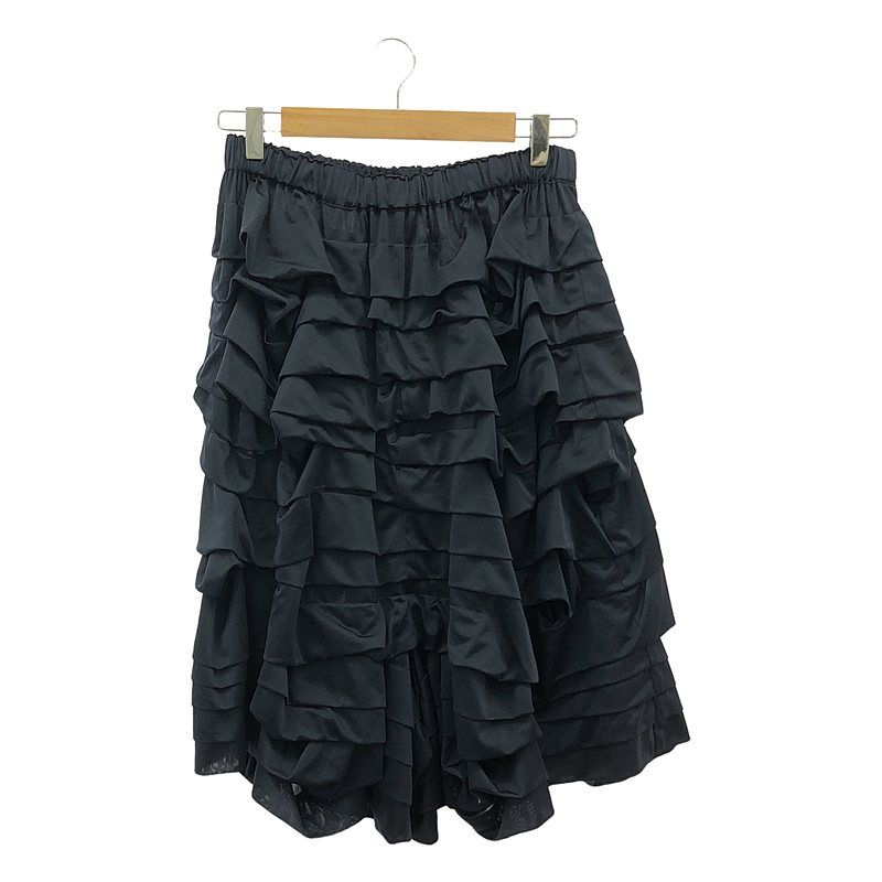 COMME des GARCONS COMME des GARCONS | コムコム | 2014SS | ポリエステル ドローストリング フリル ボリューム パンツ | S | ダークネイビー | レディース