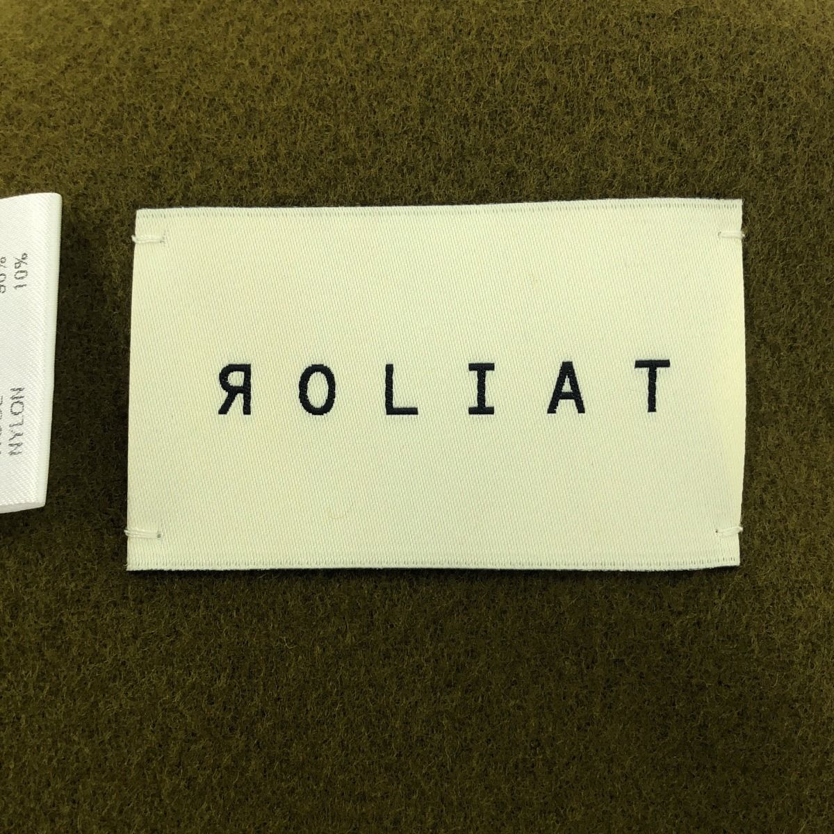 ROLIAT ロリエッテ 22AW H/M SINGLE BRESTED SHORT RANCH COAT