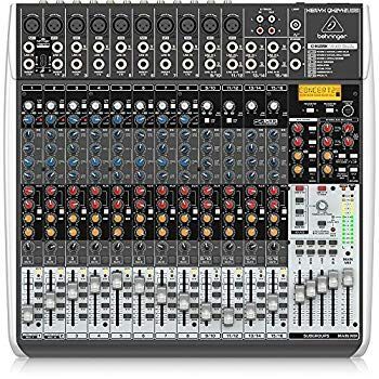 ･ ベリンガー アナログミキサー USBオーディオインターフェース エフェクター 16ch XENYX QX2442USB vf3p617