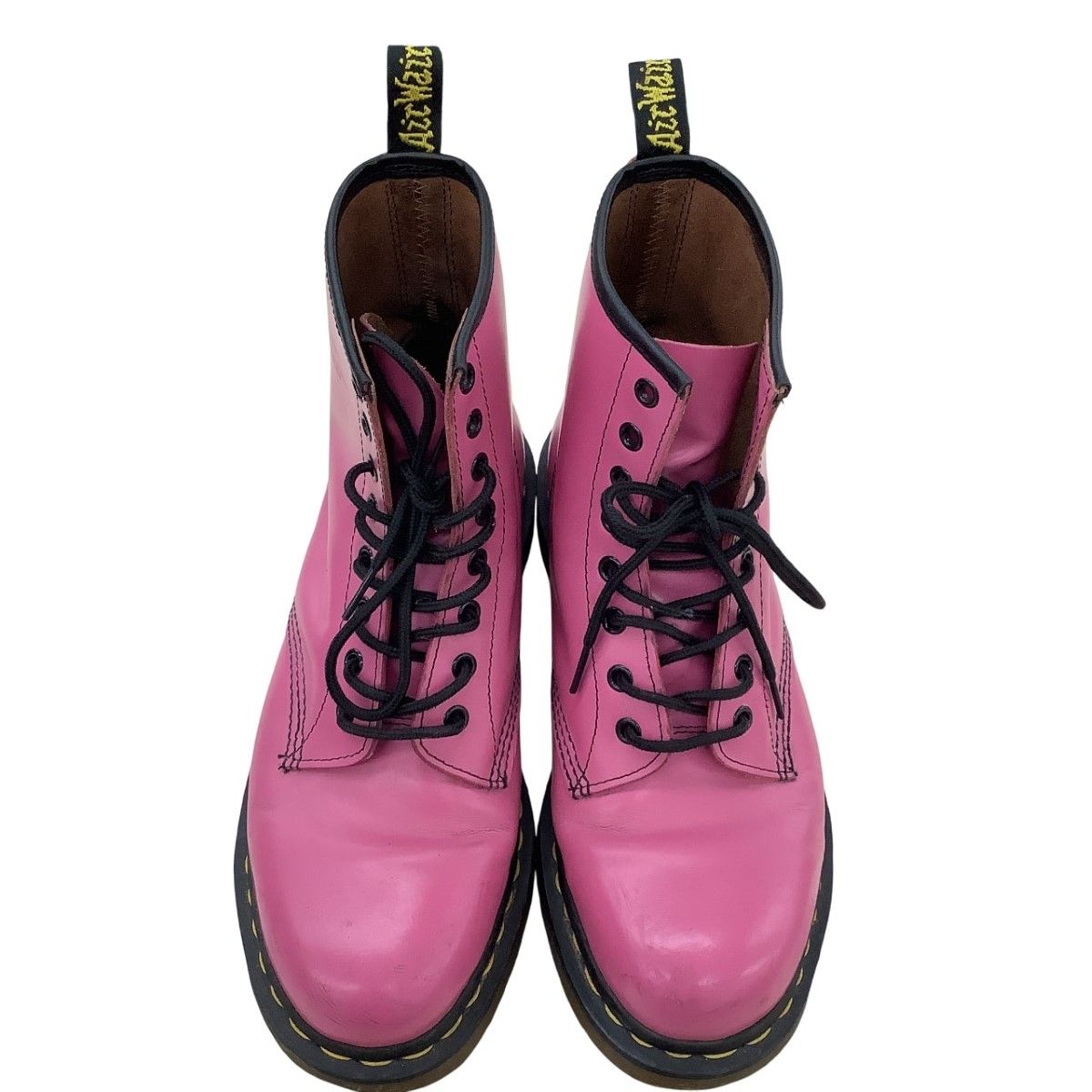  Dr Martens ドクターマーチン メンズ 編み上げ ブーツ SIZE 27 cm ピンク その他 ブーツ 革靴