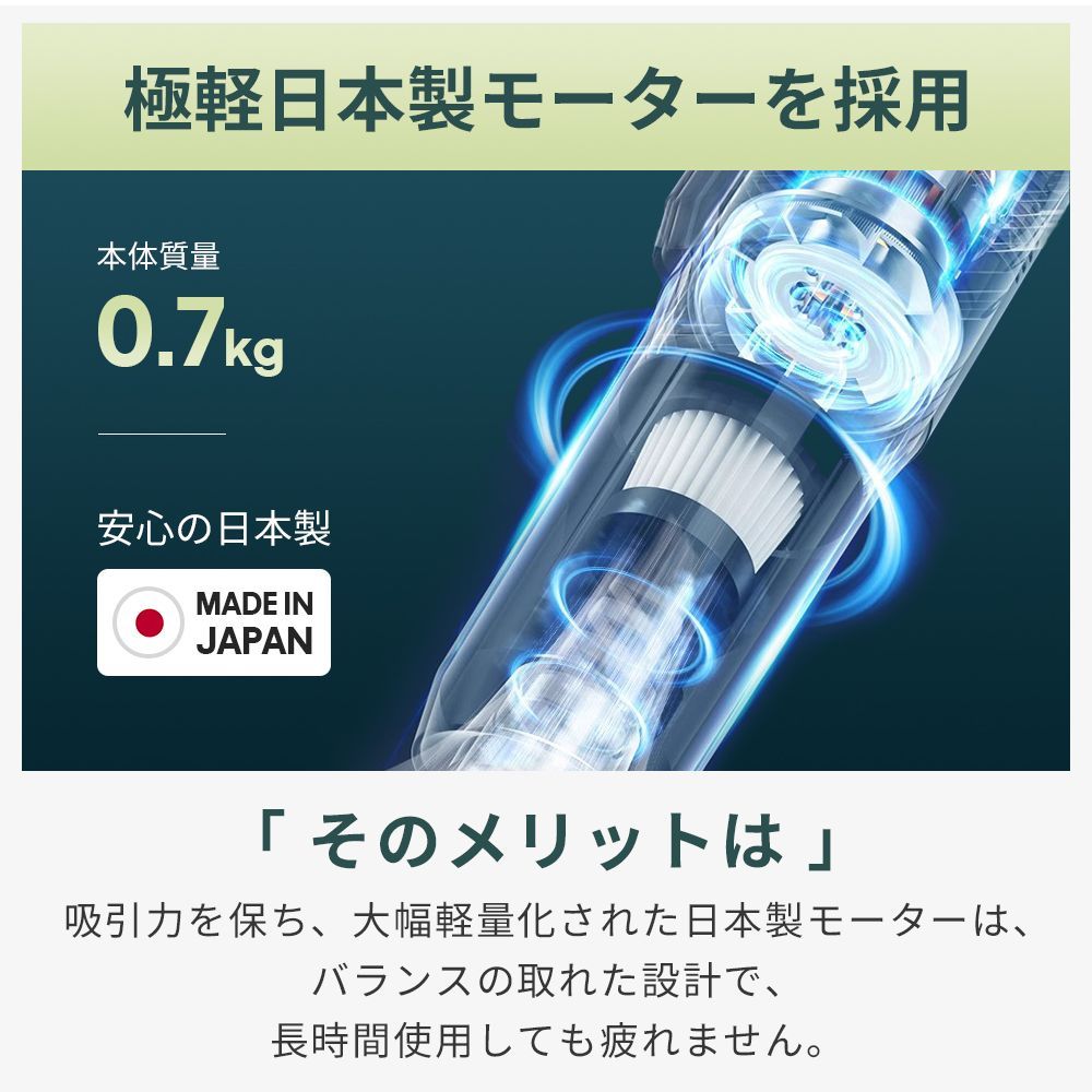 ☆掃除機 コードレス 15000pa 超強力吸引 サイクロン式 掃除機 
