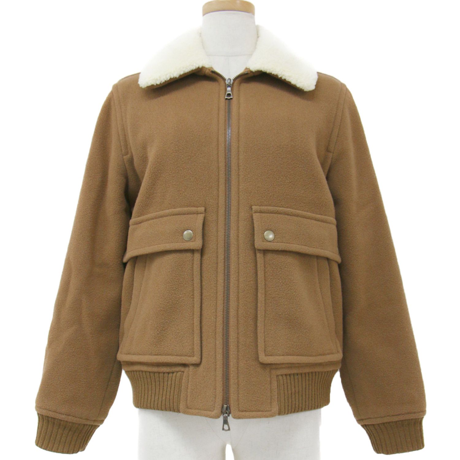 A.P.C. アーペーセー ジャケット アウター キャメル ブラウン 36(S 