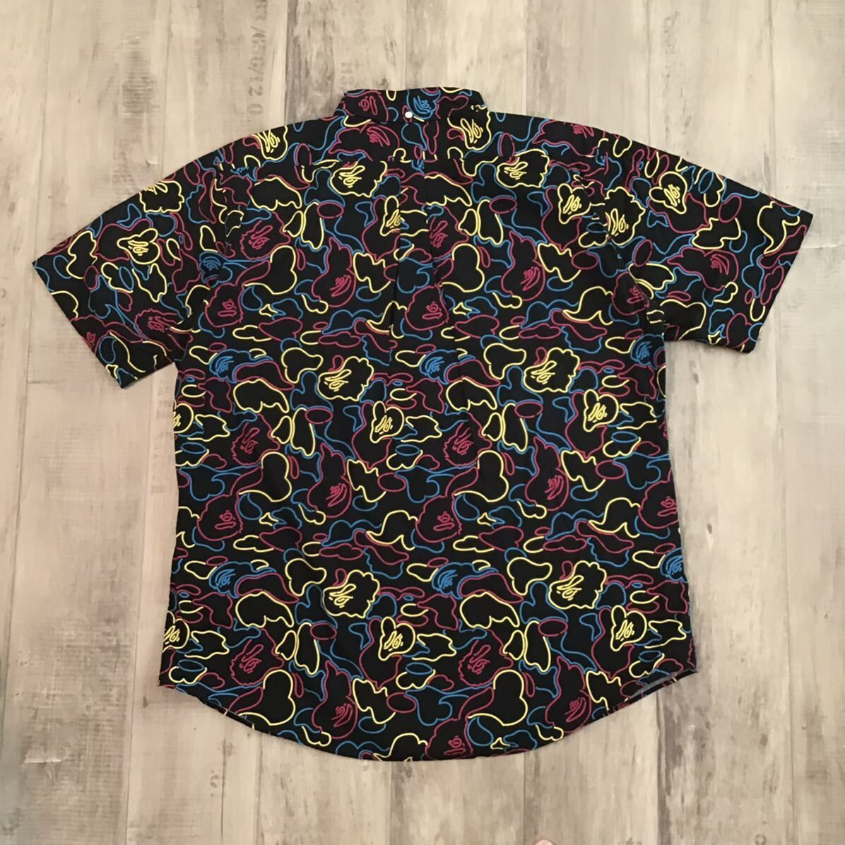 A BATHING APE NIGO期 マルチカモ 半袖シャツ XL