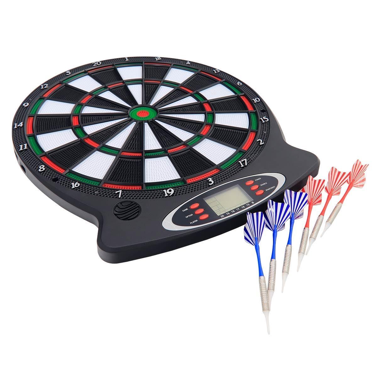 特価商品】セット 1台で18種類のゲーム 矢6本付き ダーツボード DARTS 練習 対戦 初心者セット 本格 クリスマスプレゼント 男性 電子ダーツ  - メルカリ