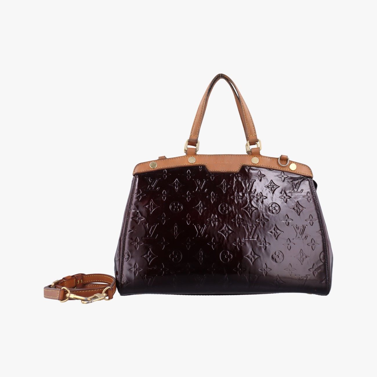 LOUIS VUITTON エナメル ロング ブーツ ヴェルニ アマラント ルイ・ヴィトン ヴェルニ アヴァロンGM アマラント【ルイ