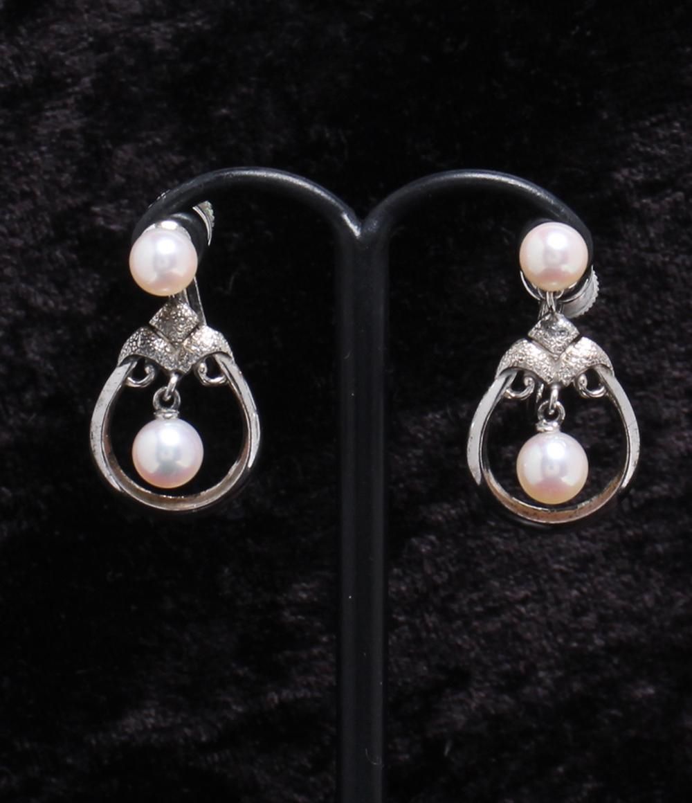 ミキモト パール イヤリング SV MIKIMOTO ミキモト パール イヤリング SV MIKIMOTO