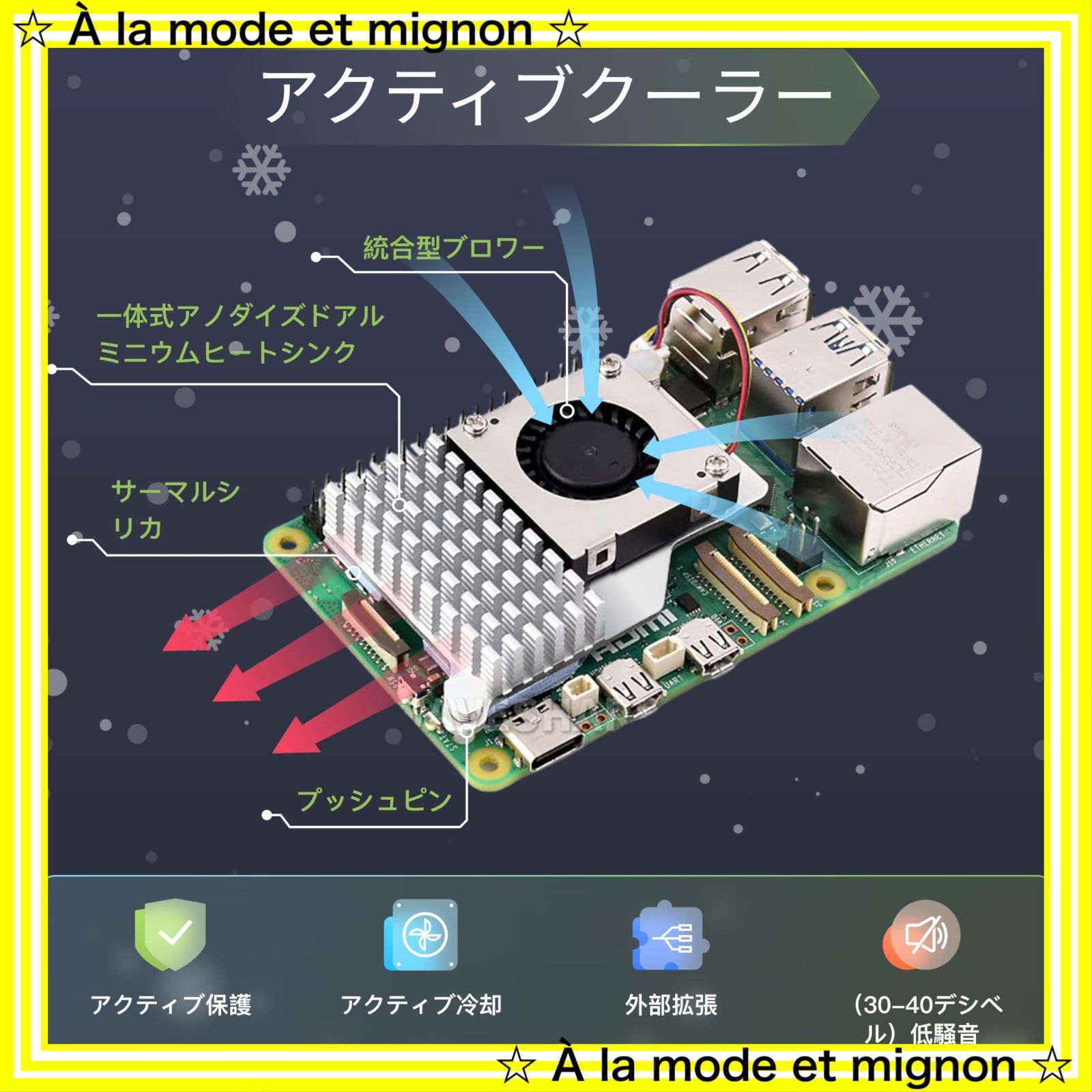 即日発送】技適マーク付 64GB 8GB RAM /ラズベリーパイ5 5 Pi