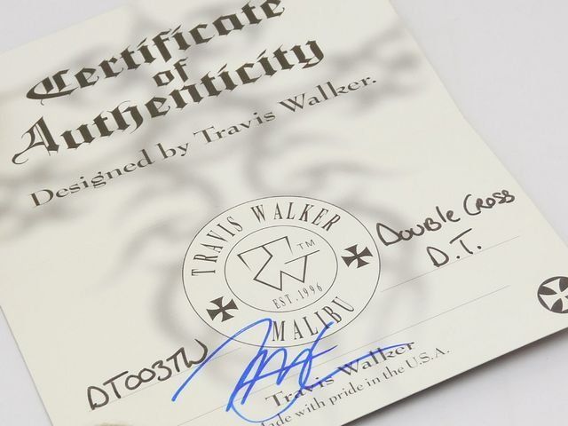 TRAVIS WALKER ドッグタグ シルバー925 TRAVIS WALKER トラヴィス