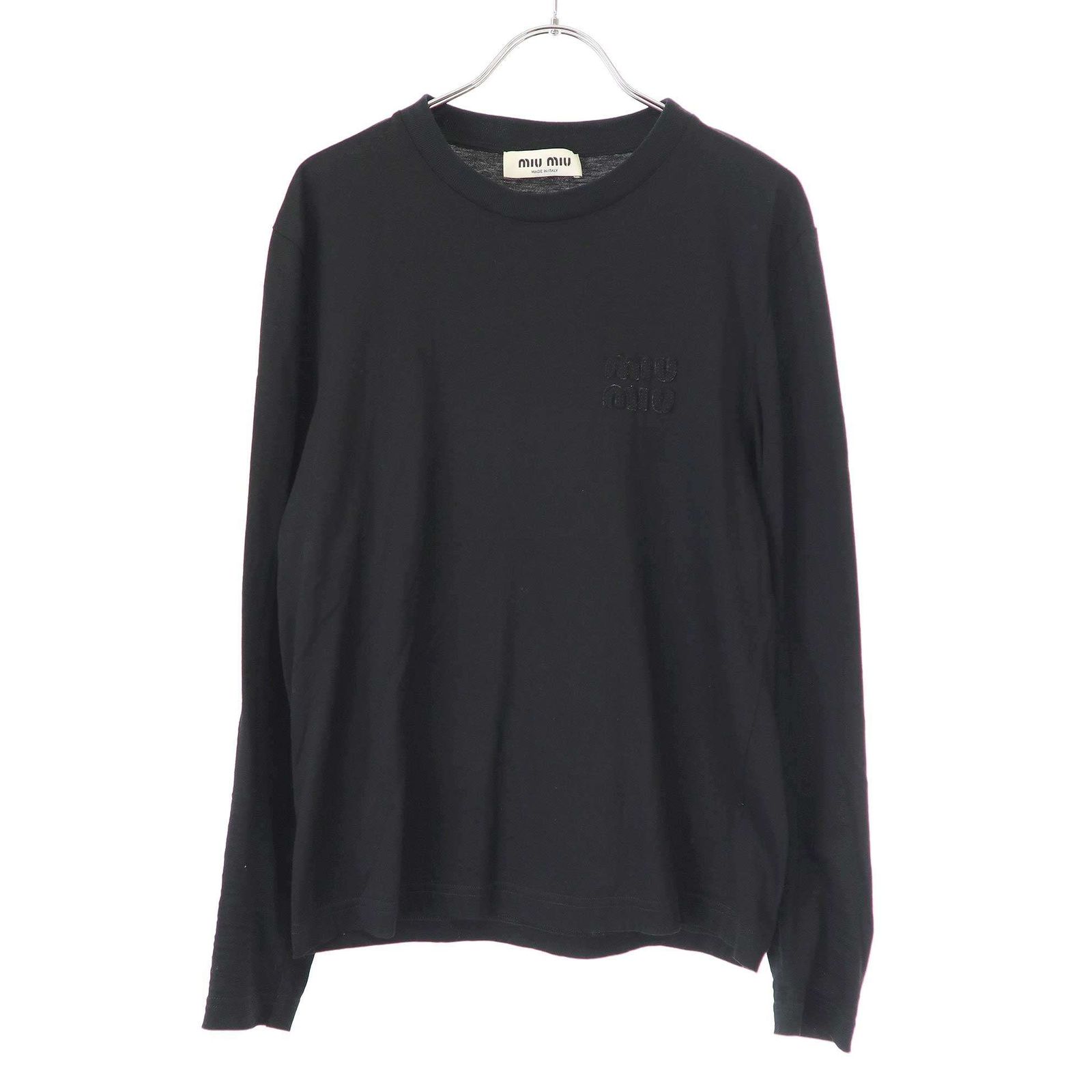 miu miu ミュウミュウ ロングスリーブロゴTシャツ MJL973 133L