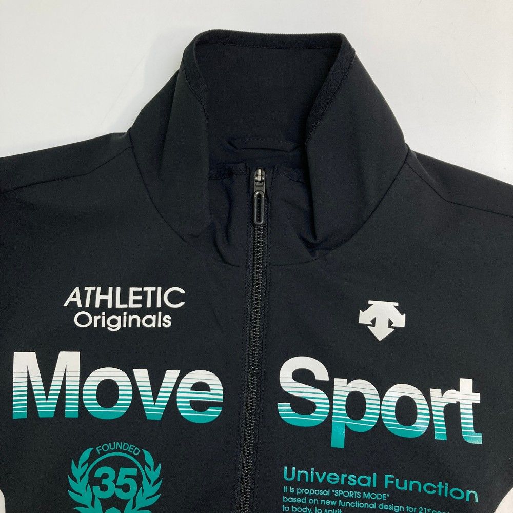 サイズ：M DESCENTE GOLF デサントゴルフ ジップジャケット ブラック系