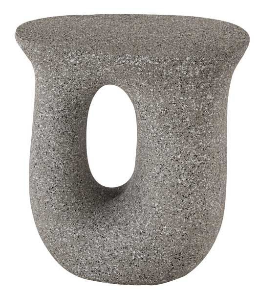 新品 送料込み サイドテーブル 1台 テラゾー グレー 高さ45cm テラゾー柄サイドテーブル（W42×D32×H45cm）／グレー 良い 大理石風