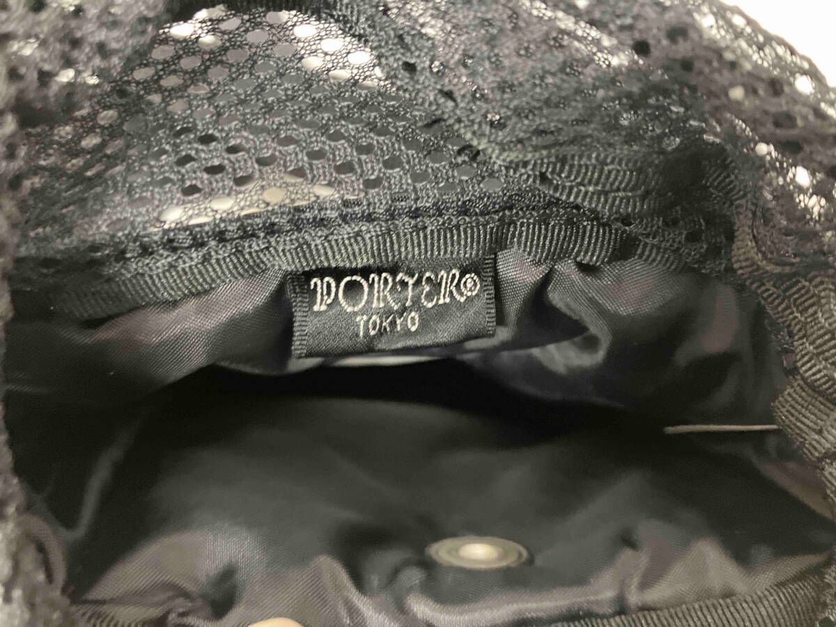 sacai x PORTER サカイ ポーター 巾着バッグ ブラック