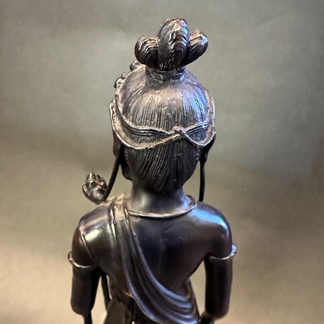 聖観音菩薩像 観音様 高村光雲 原型 仏像 金属工芸 銅製 高さ約31cm