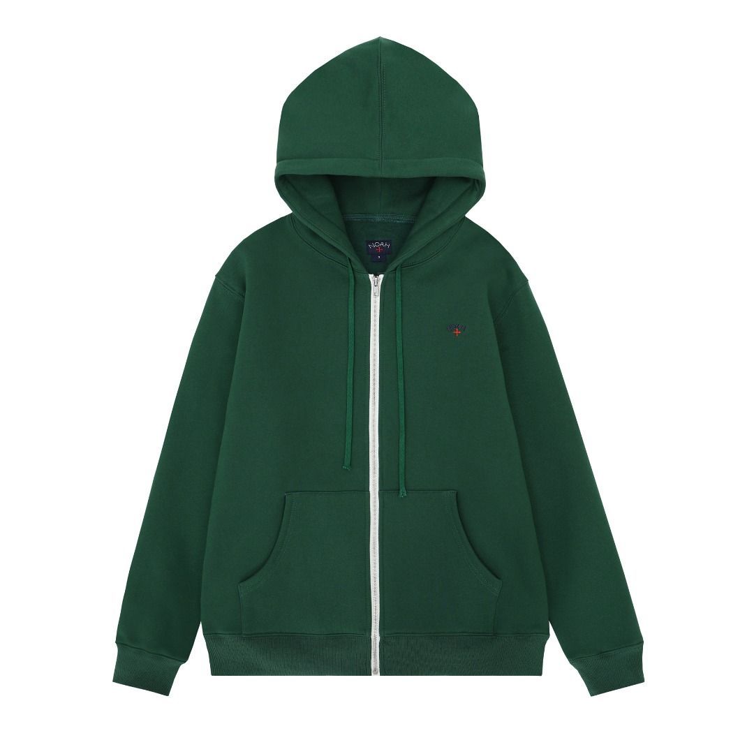 NOAH（ノア）2023秋冬 ZIP FRONT HOODIE ベーシック小LOGO刺繍フリースパーカーです - メルカリ