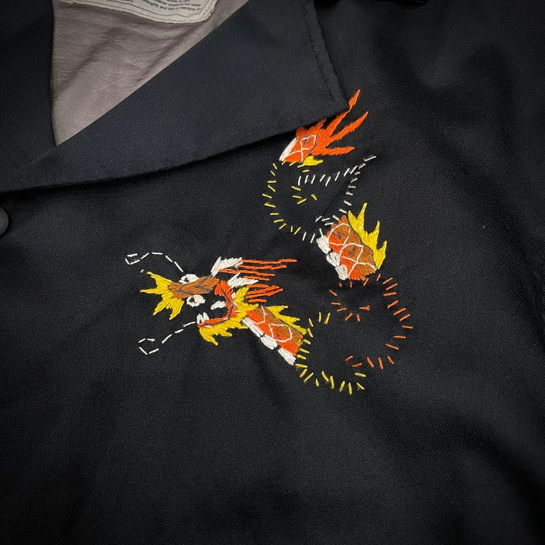 ink 横須賀龍刺繍リメイクコーチジャケット アウター スカジャン