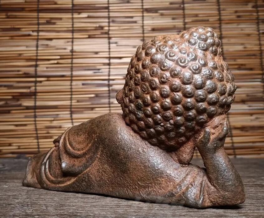 鋳鉄大頭寝仏釈迦摩尼寝仏WP 109 USTAUSTRALIA_COM_AU