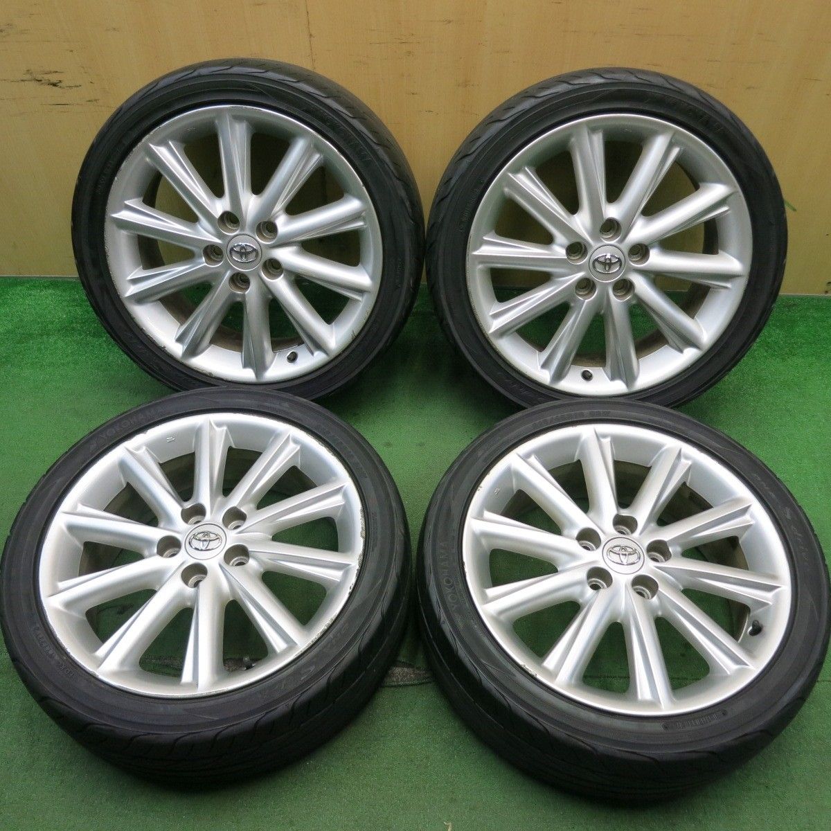 4本価格 トヨタ SAI サイ 純正 215|45R18 ヨコハマ DNA S.drive 18インチ PCD114.3|5H 5052306HAノ