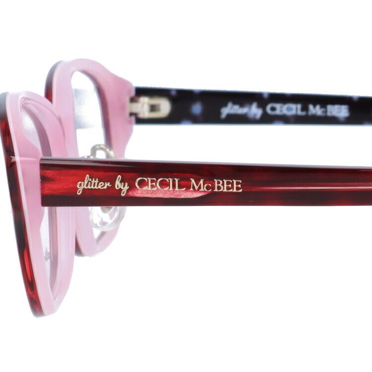 glitter by CECIL McBEE セシルマクビー レディース メガネ 眼鏡 シンプル かわいい GCF 7502-3 51サイズ オーバル型 度付き 度なし UVカット 紫外線 ブランド サングラス 伊達 ダテ glitter by CECIL McBEE セシルマクビー レディース メガネ 眼鏡