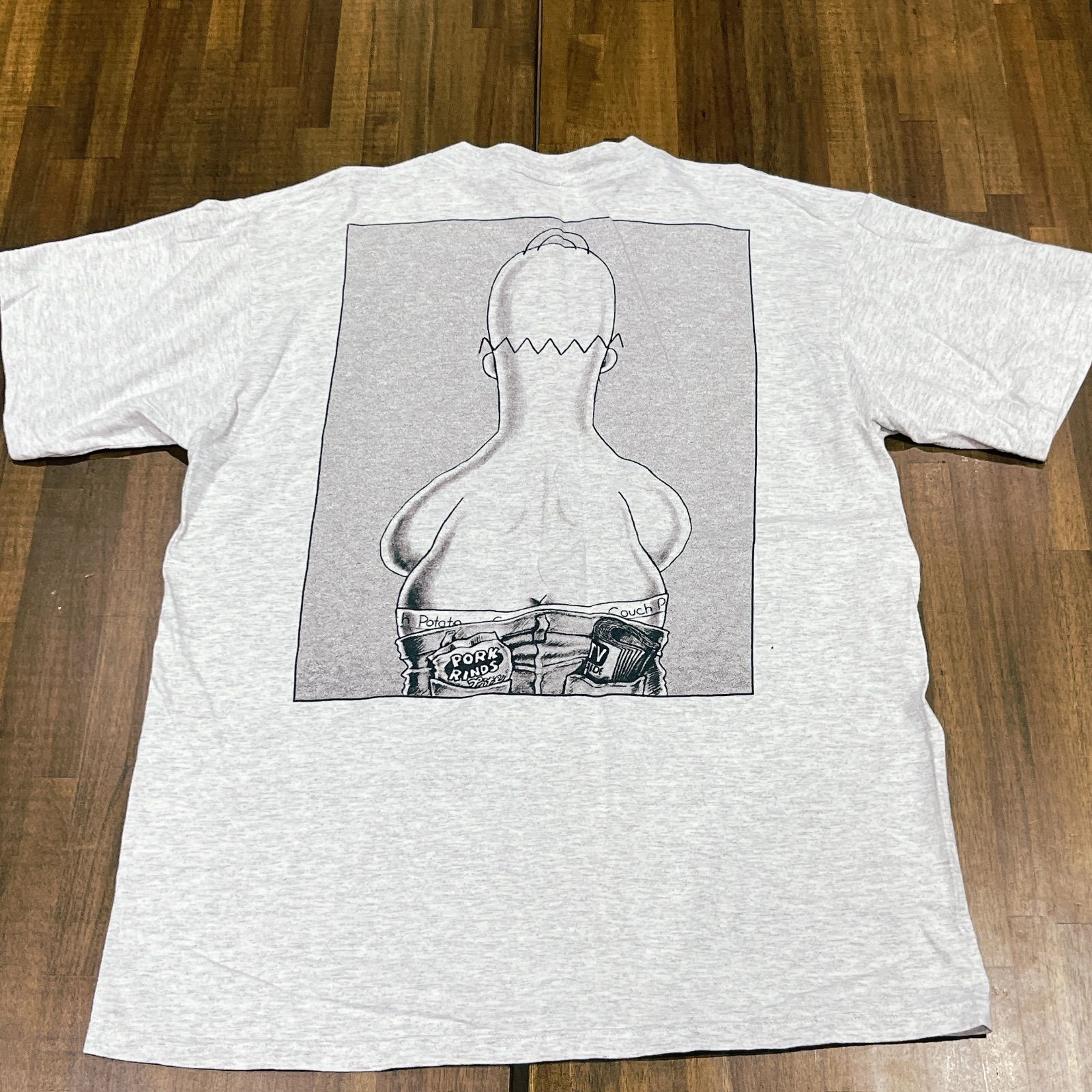 90s TULTEX the simpsons calvin klein parody t-shirt 1994年